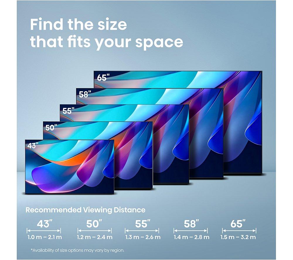 HISENSE A6S 58" LED 4K HDR Smart TV with Freely - 58A6STUK image number 15 of 15
