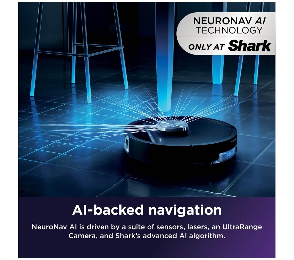SHARK PowerDetect UV Reveal RV3000XEUK Robot Vacuum Cleaner &ndash; Black image number 7 of 10
