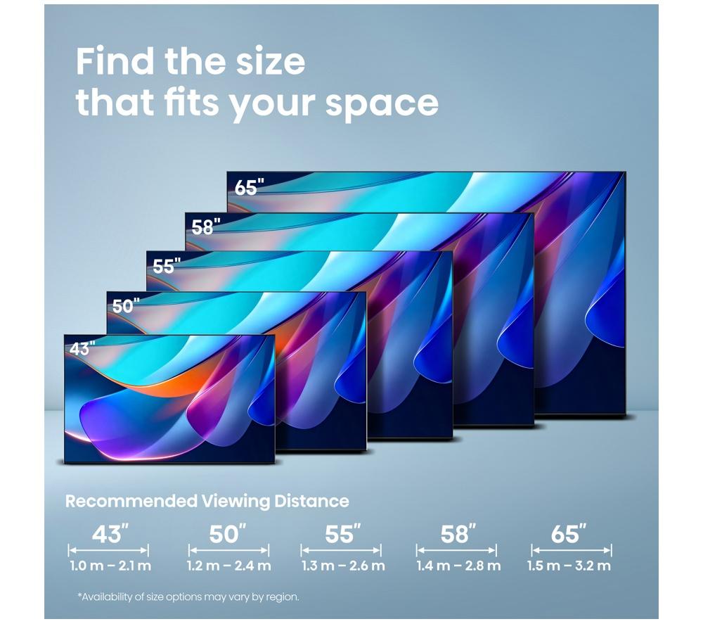 HISENSE A6S 50" LED 4K HDR Smart TV with Freely - 50A6STUK image number 15 of 15
