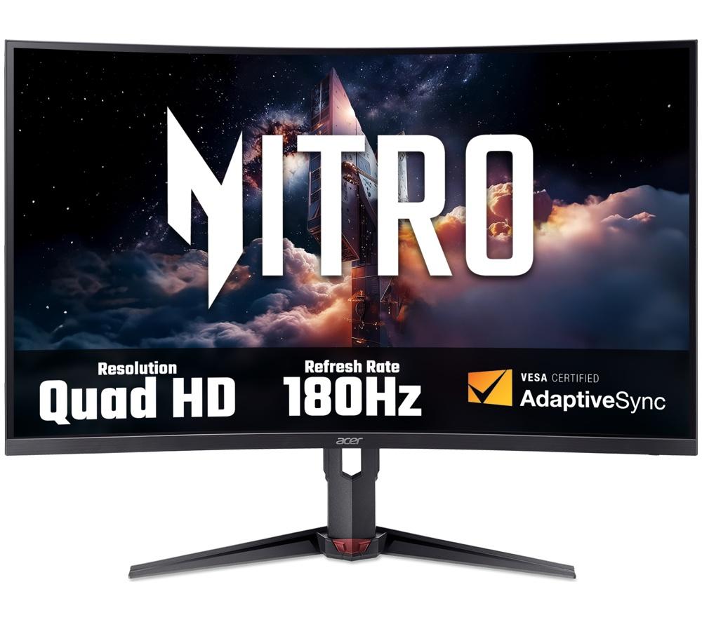 ACER Nitro XZ323QUP1 Quad HD 31.5inch Curved VA LCD Gaming Monitor - Black