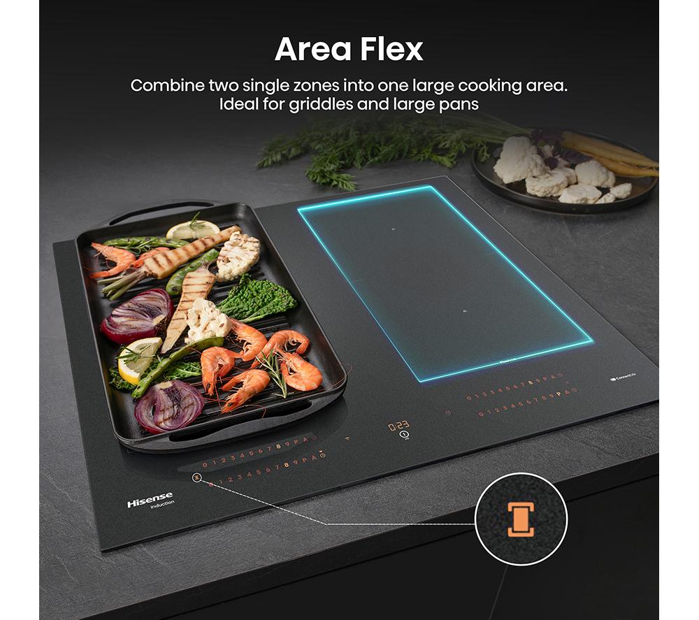 HISENSE Hi8 HI6443SRWF 60 cm Electric Induction Hob - Matte Black image number 9 of 26