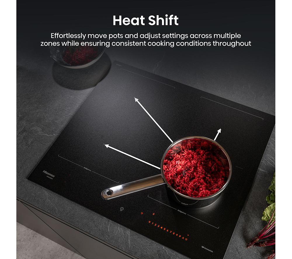 HISENSE Hi8 HI6443SRWF 60 cm Electric Induction Hob - Matte Black image number 19 of 26