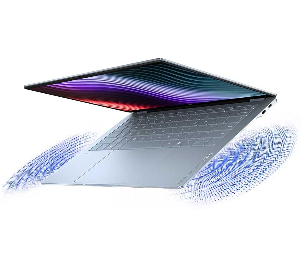 HP OmniBook Ultra 14" Laptop - Snapdragon X2 Plus, 512 GB SSD, Stone Blue image number 25 of 33