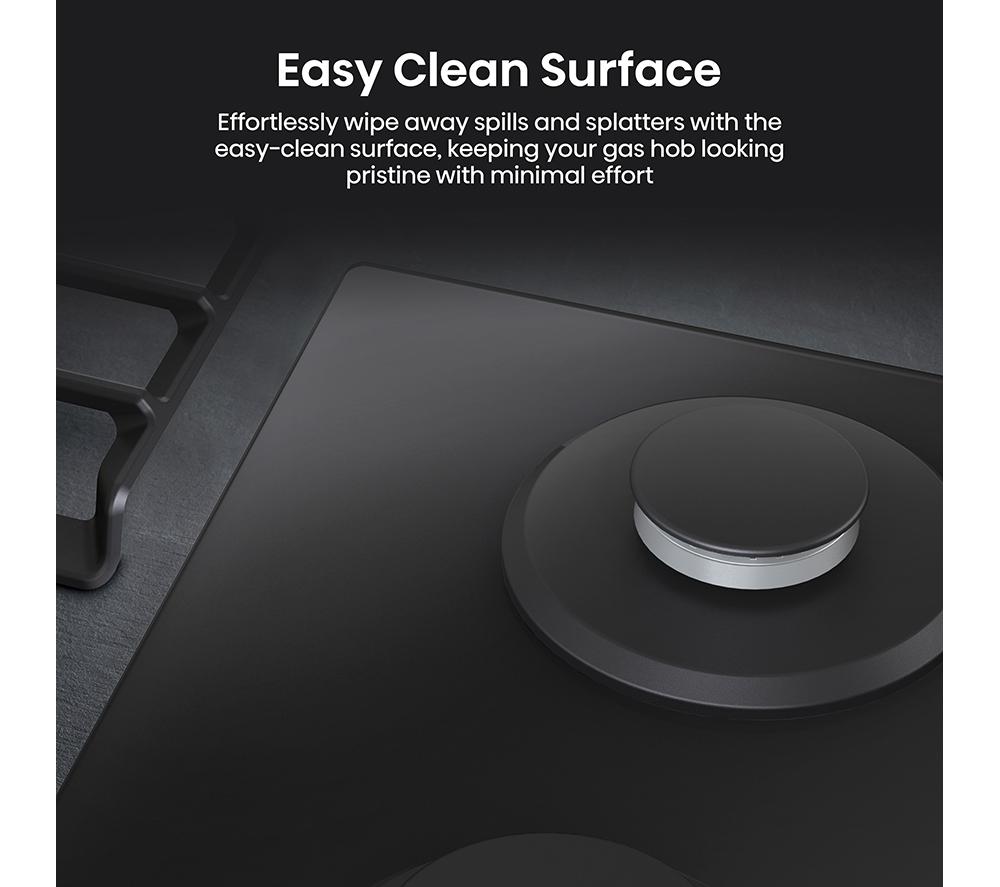 HISENSE GM663BHF 60 cm Gas Hob - Black image number 9 of 17