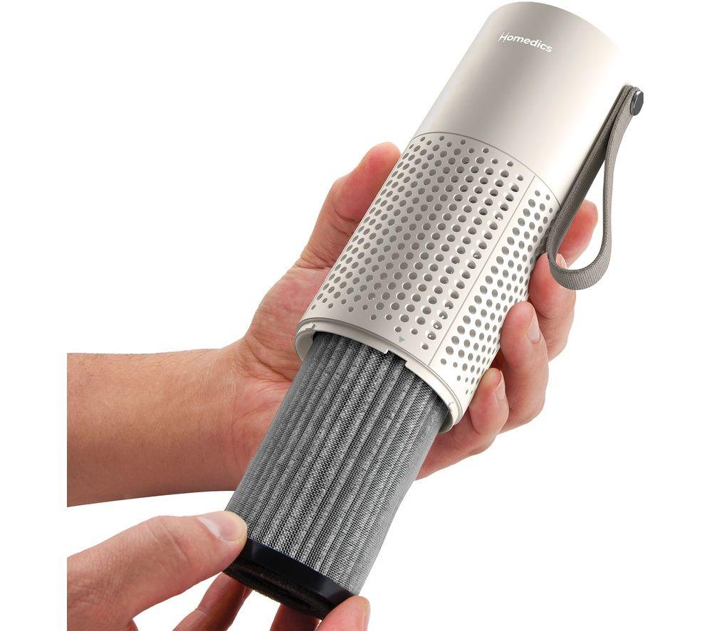 HOMEDICS WhisperPure Mini Air Purifier - Beige image number 4 of 5