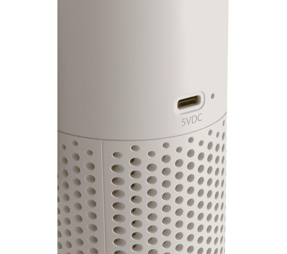 HOMEDICS WhisperPure Mini Air Purifier - Beige image number 5 of 5