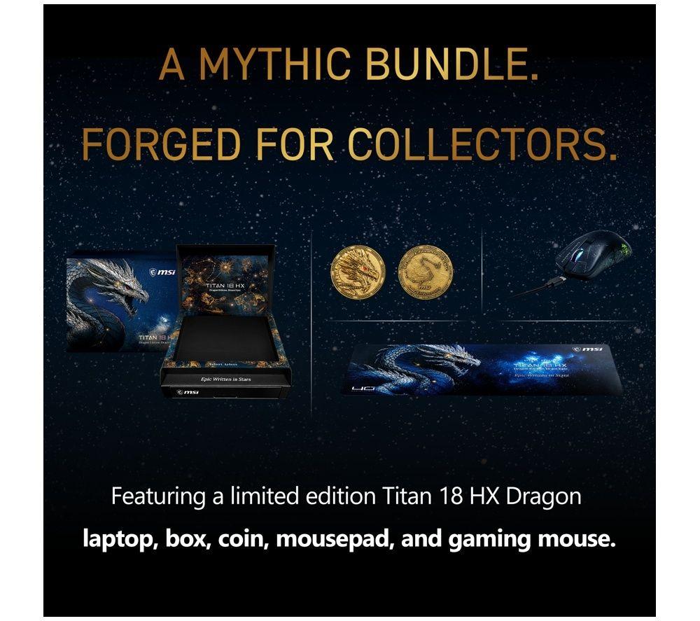 MSI Titan 18 HX Dragon Edition Draco Epic 18" Gaming Laptop - Intel&reg; Core&trade; Ultra 9, RTX 5090, 4 TB SSD image number 4 of 10