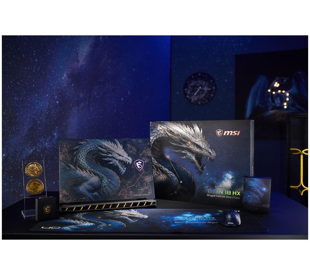 MSI Titan 18 HX Dragon Edition Draco Epic 18" Gaming Laptop - Intel&reg; Core&trade; Ultra 9, RTX 5090, 4 TB SSD image number 8 of 10
