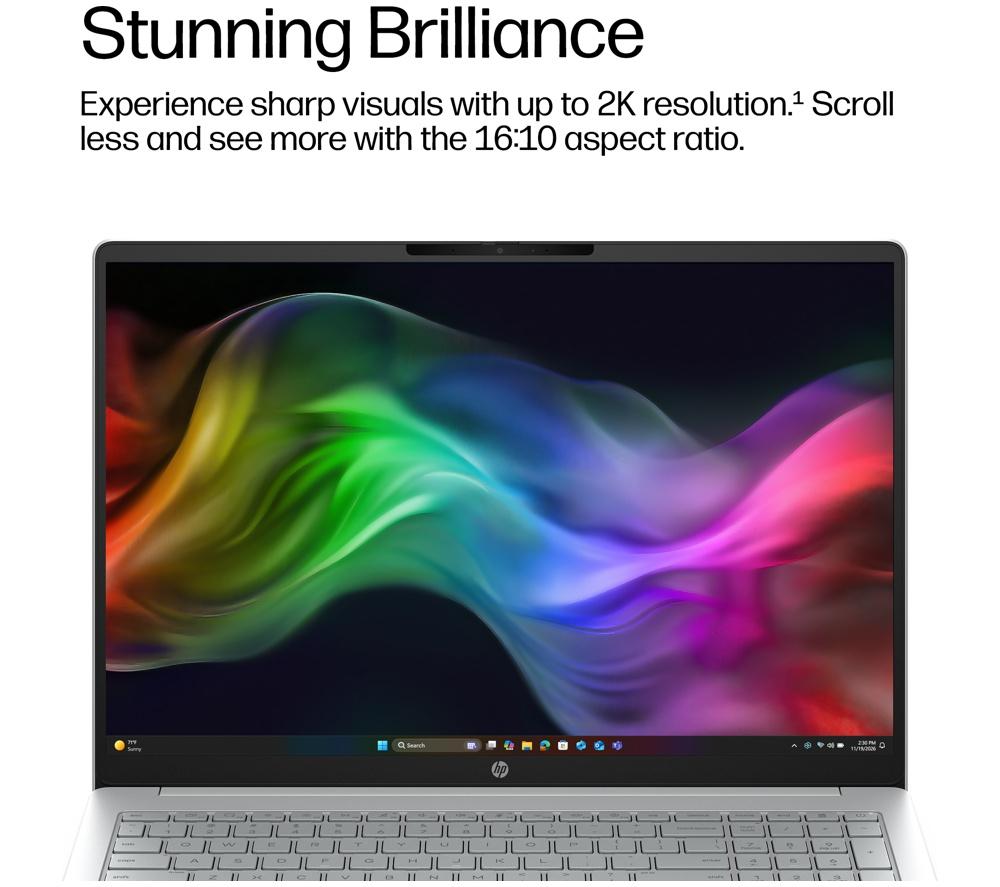 HP OmniBook 3 16" Laptop - Intel&reg; Core&trade; Ultra 5, 512 GB SSD, Silver image number 7 of 18