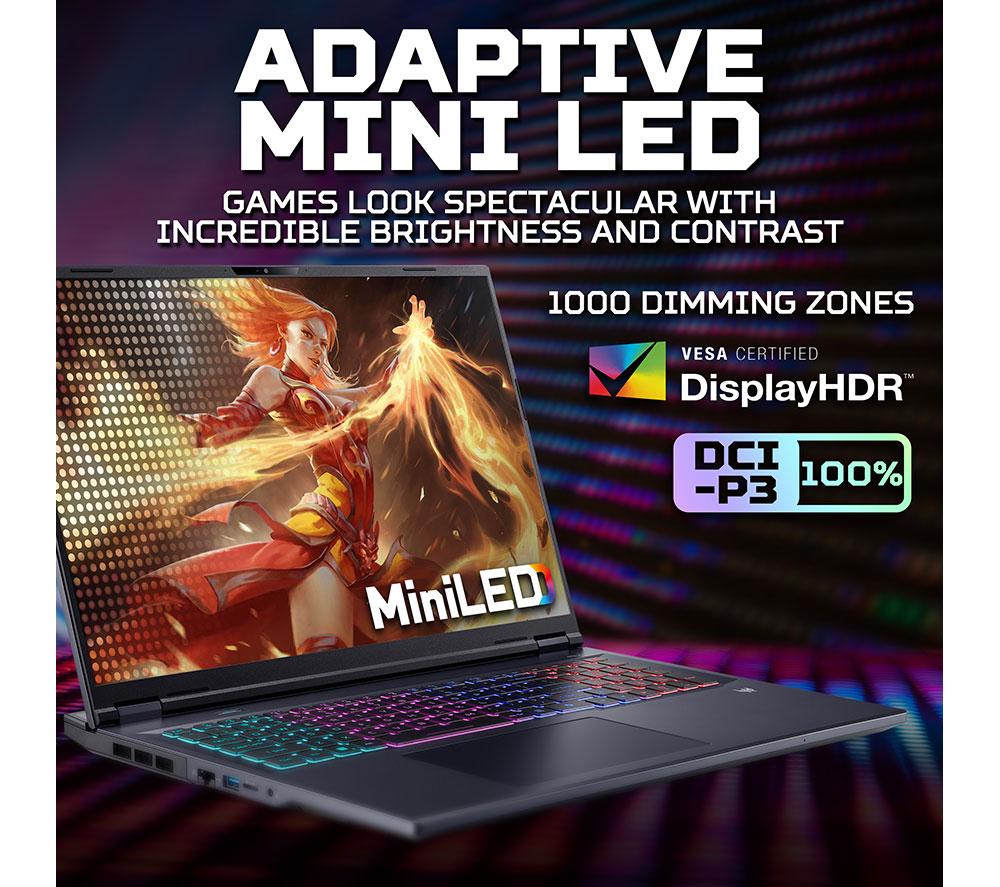 ACER Predator Helios Neo 18 AI 18" Gaming Laptop - Intel&reg; Core&trade; Ultra 9, RTX 5070 Ti, 1 TB SSD image number 5 of 10