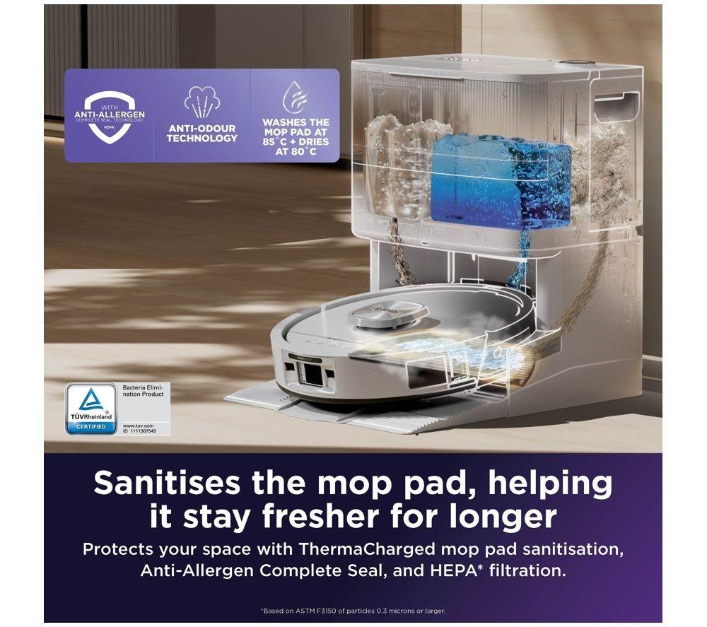 SHARK PowerDetect UV Reveal RV3000XEUKWH Robot Vacuum Cleaner &ndash; White image number 7 of 11