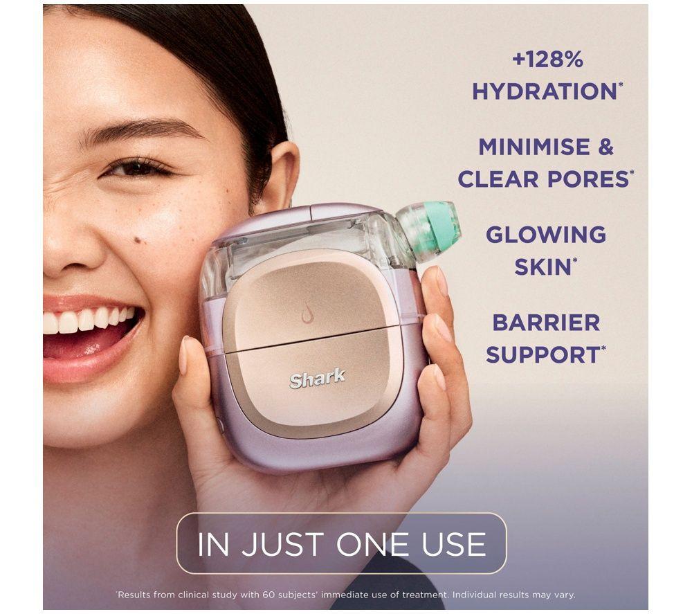SHARK FacialPro Glow + DePuffi At Home Facial - Spa Pink image number 5 of 12