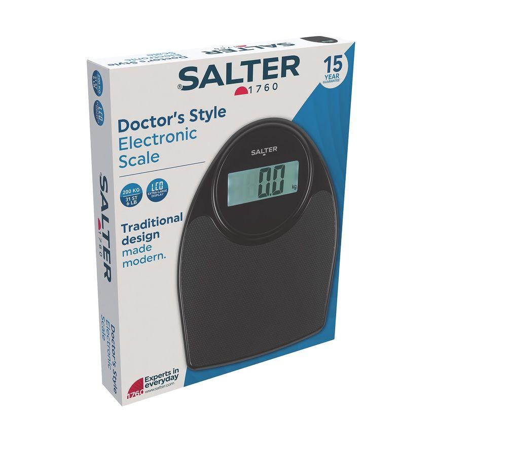 SALTER Doctor Style Digital Bathroom Scale &ndash; Black image number 2 of 2
