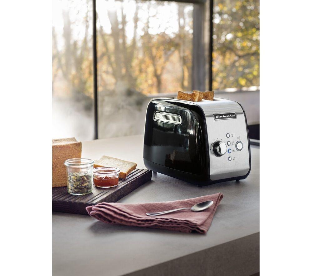 KITCHENAID 5KMT211BOB 2-Slot Toaster - Black image number 3 of 7