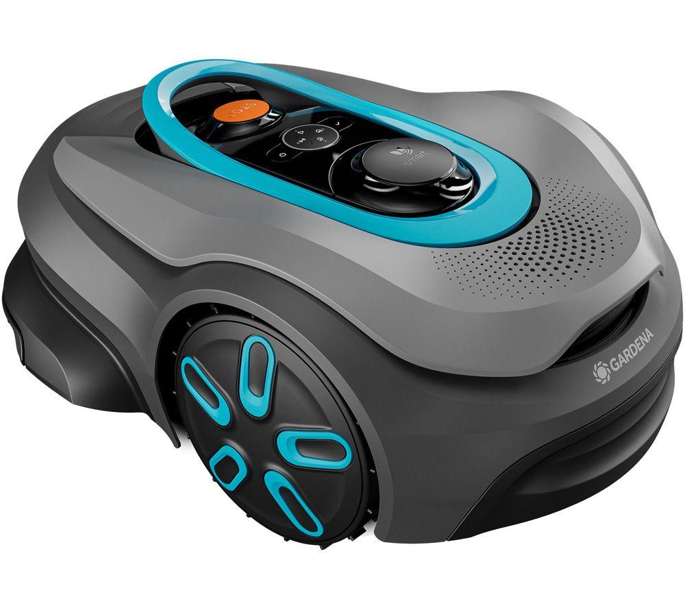 Gardena Sileno Sense Robotic Lawn Mower - Grey, Silver/Grey