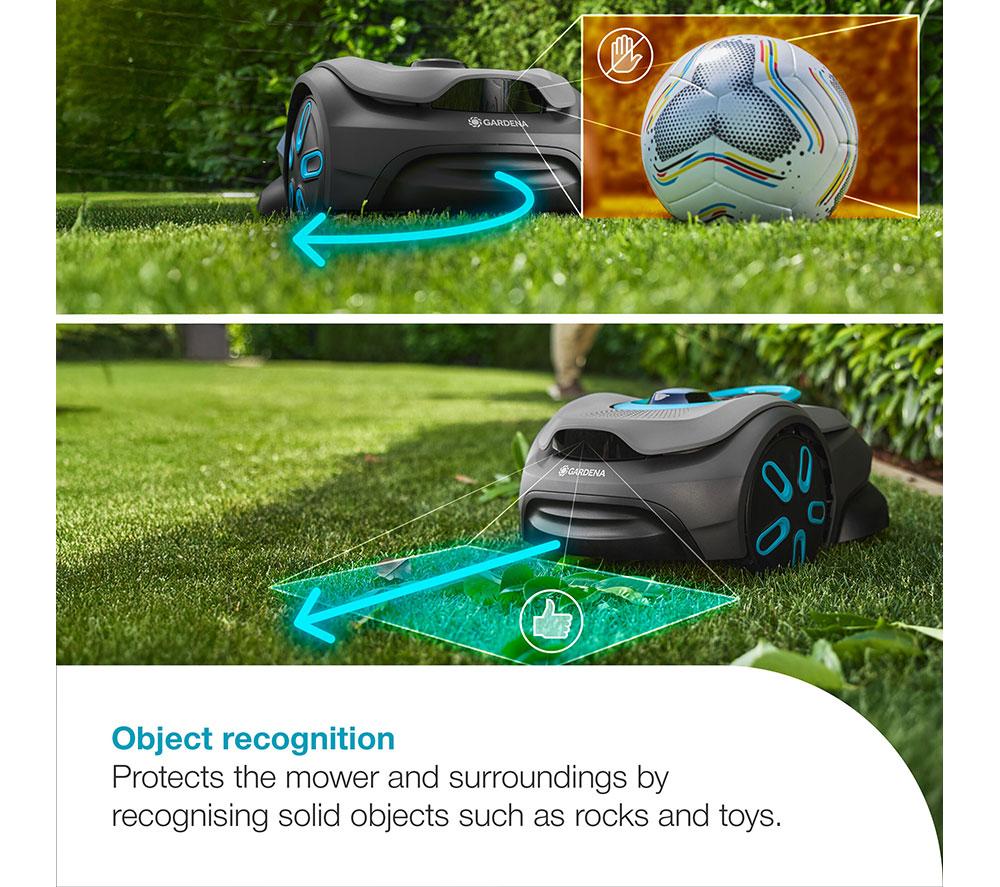 GARDENA Sileno Sense Robotic Lawn Mower - Grey image number 3 of 7