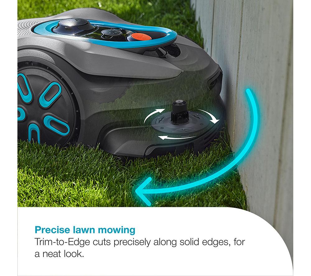 GARDENA Sileno Sense Robotic Lawn Mower - Grey image number 4 of 7
