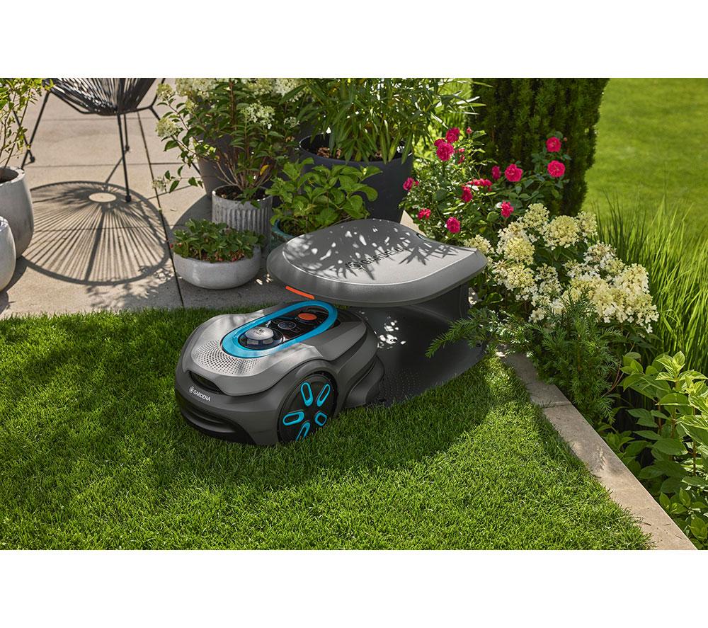 GARDENA Sileno Sense Robotic Lawn Mower - Grey image number 6 of 7