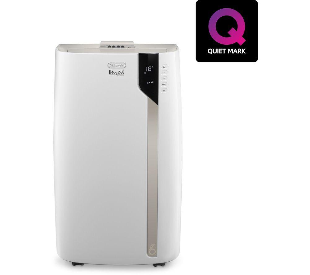 DELONGHI Pinguino EX93 Extreme 9400 BTU Portable Air Conditioner, Fan & Dehumidifier - White image number 2 of 6