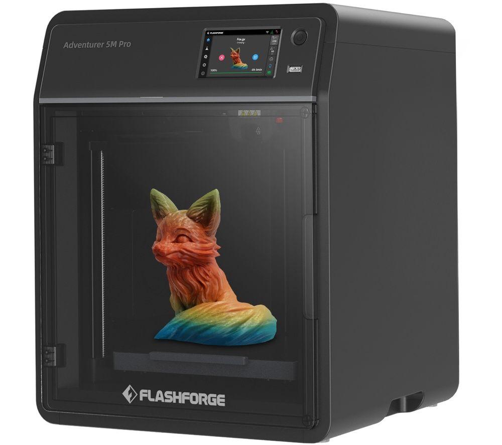 FLASHFORGE Adventurer 5M Pro Wireless 3D Printer - Black image number 3 of 4