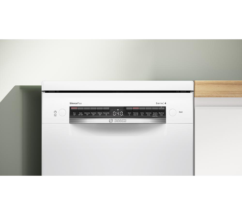 BOSCH Series 4 SPS4HMW14G Slimline WiFi-enabled Dishwasher - White image number 2 of 15