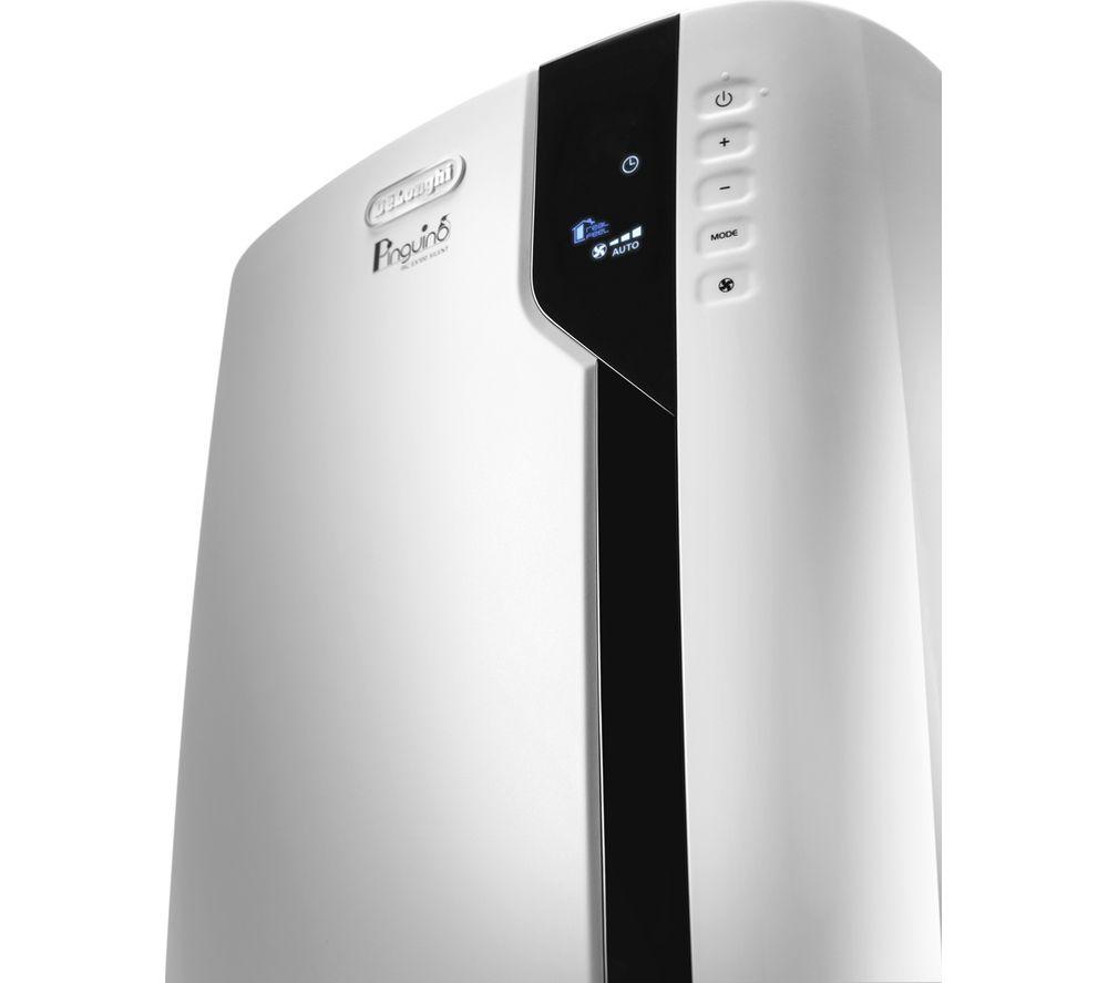 DELONGHI Pinguino EX100 10000 BTU Portable Air Conditioner & Dehumidifier - White image number 6 of 6