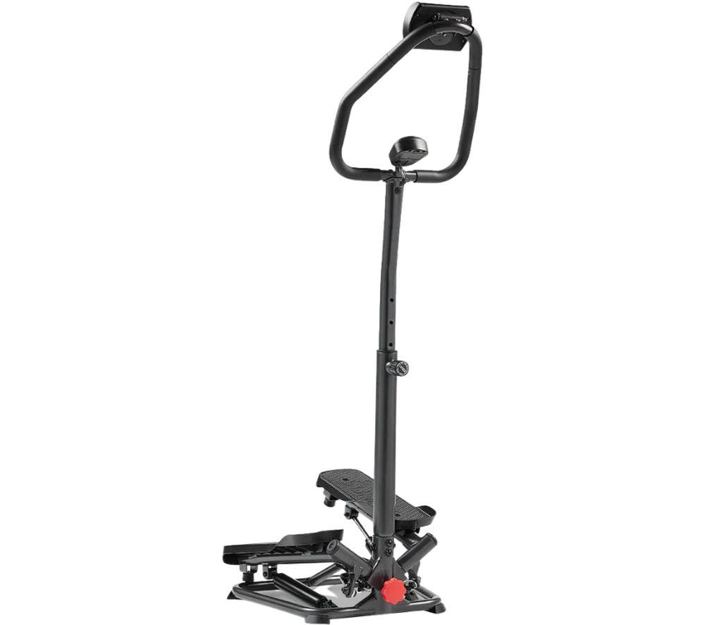 Sunny Health Smart Twist Stepper With Handlebar - Black, Black
