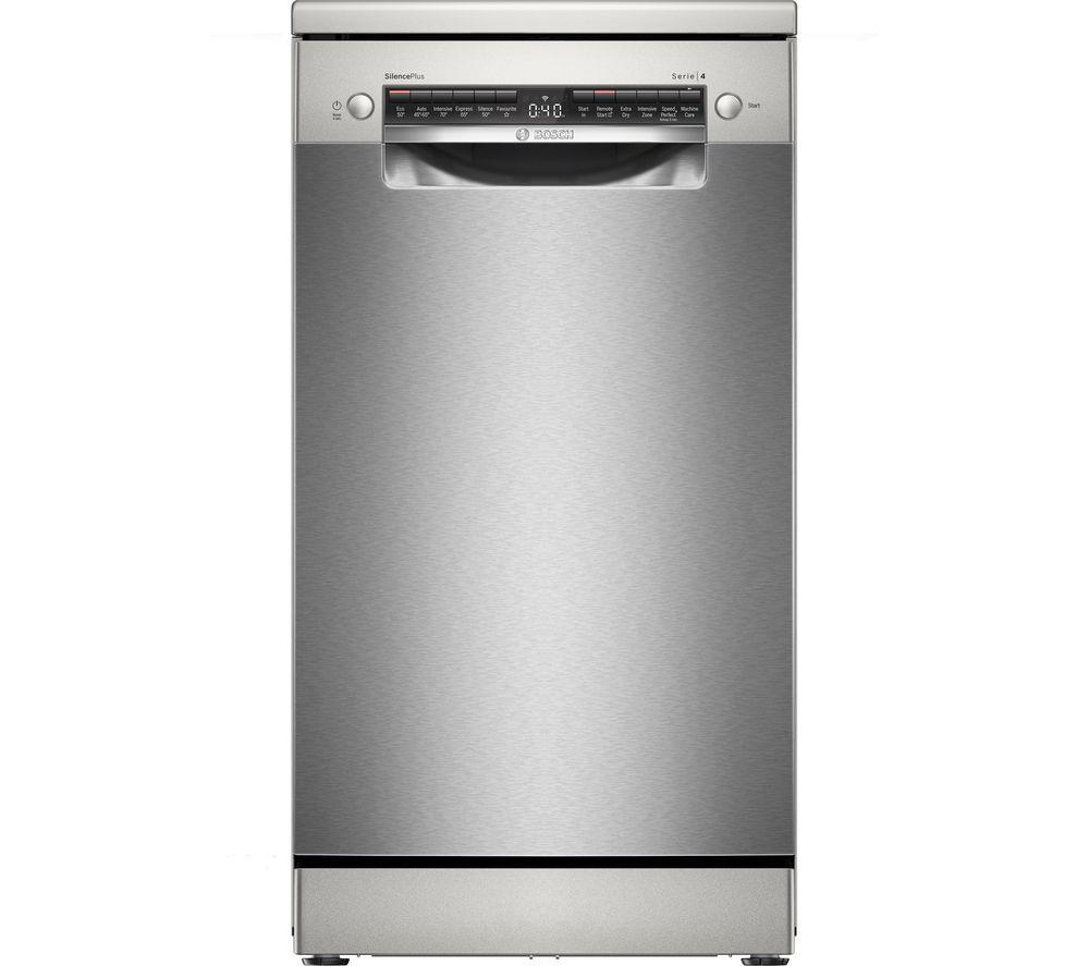 Bosch Series 4 SPS4HMI14G Slimline WiFi-enabled Dishwasher - Brushed Steel