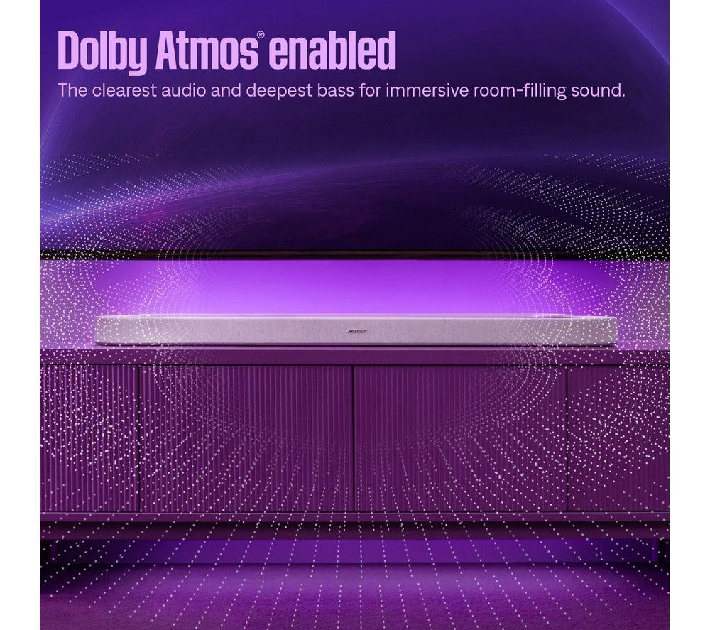 BOSE Lifestyle Ultra Soundbar & Ultra Subwoofer (White) Bundle image number 4 of 9