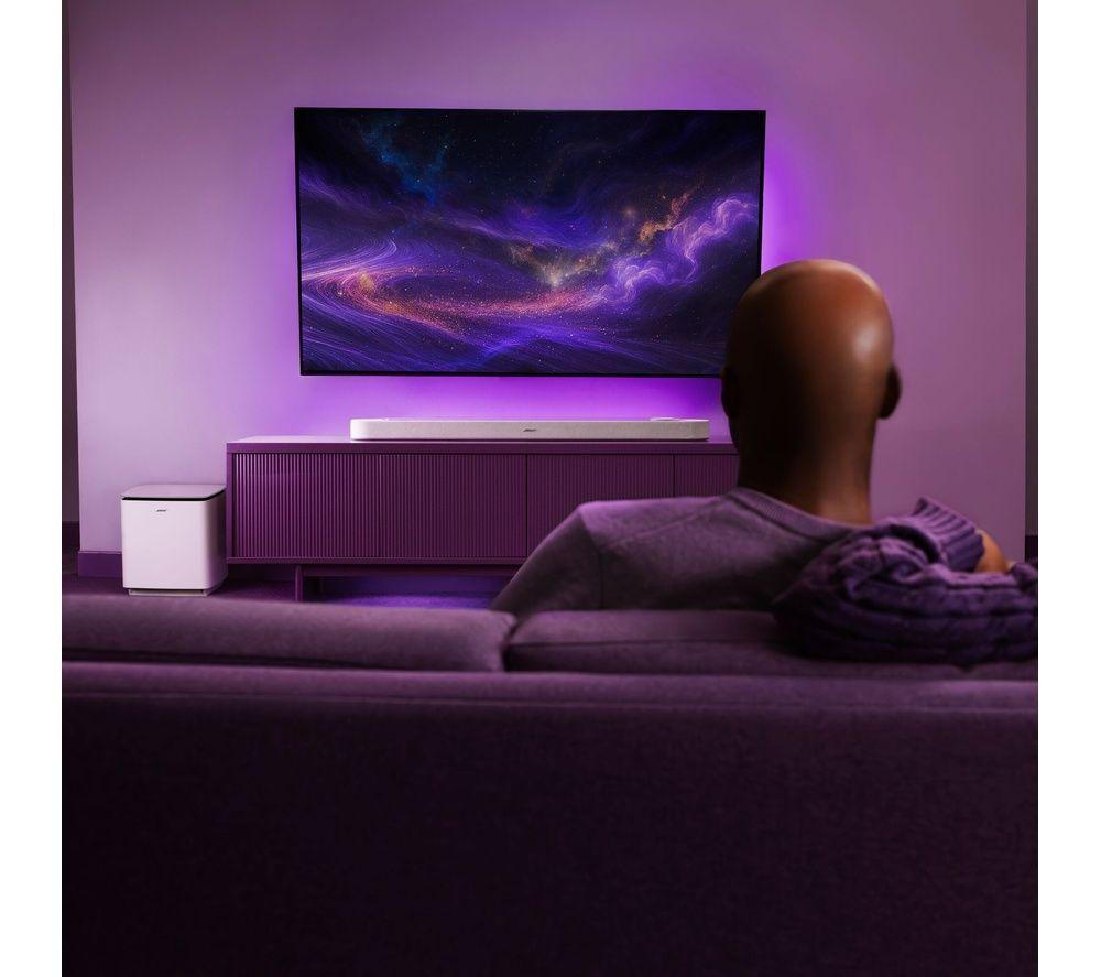 BOSE Lifestyle Ultra Soundbar & Ultra Subwoofer (White) Bundle image number 9 of 9