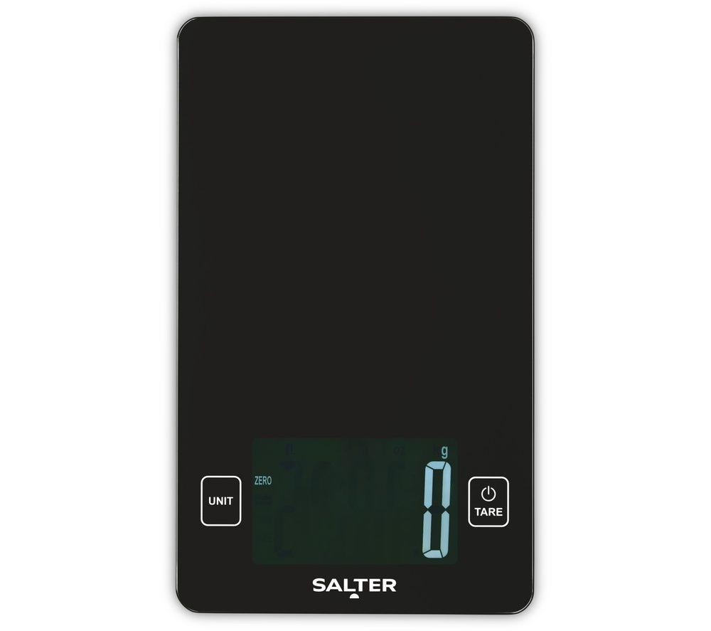 SALTER High-Capacity Electronic Kitchen Scale - Black
