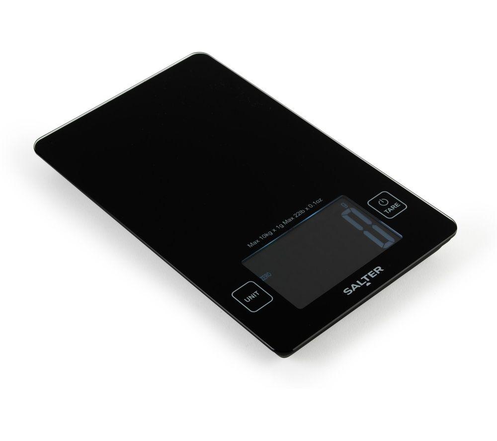 SALTER High-Capacity Electronic Kitchen Scale - Black image number 2 of 5