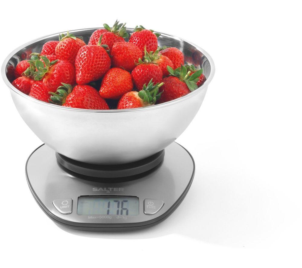 SALTER Kitchen Scale with Bowl - Silver image number 3 of 5