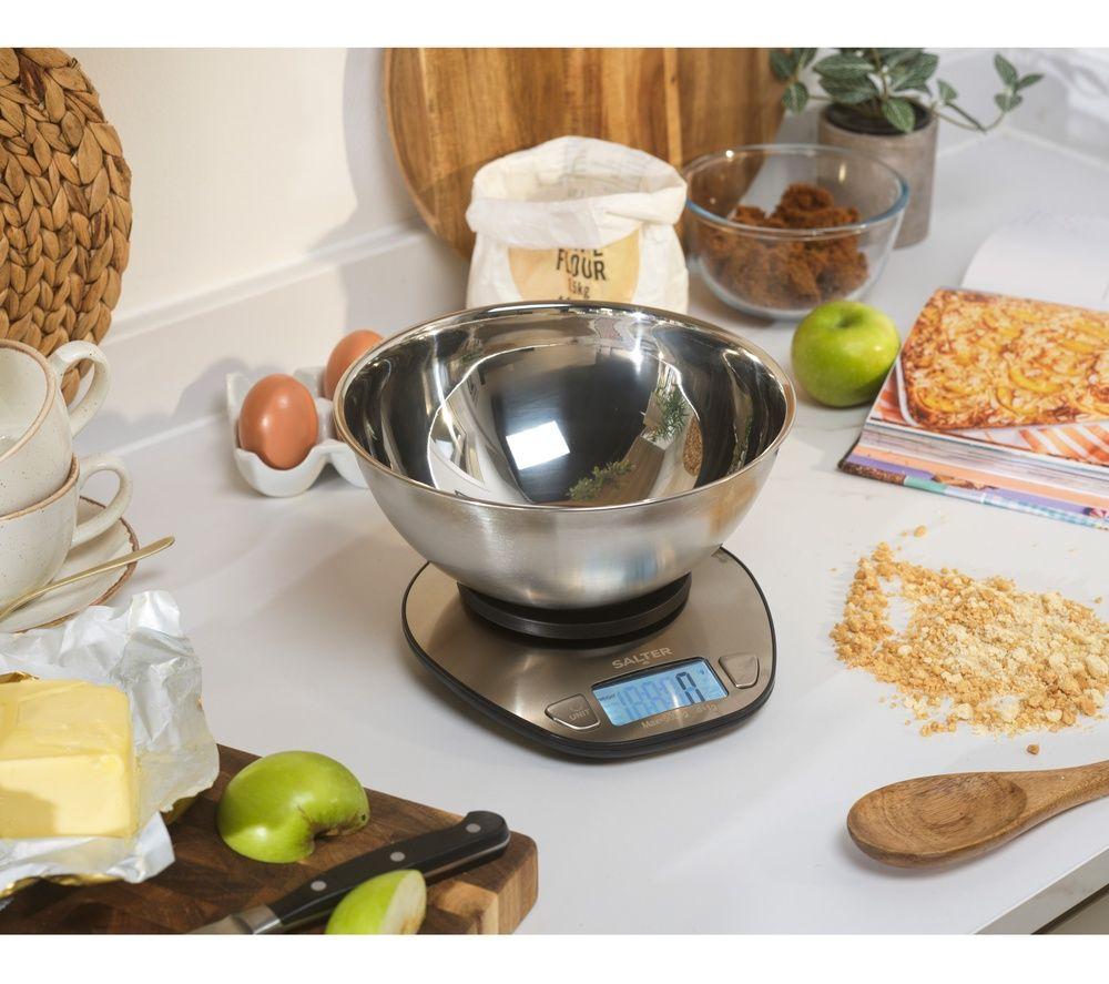 SALTER Kitchen Scale with Bowl - Silver image number 5 of 5