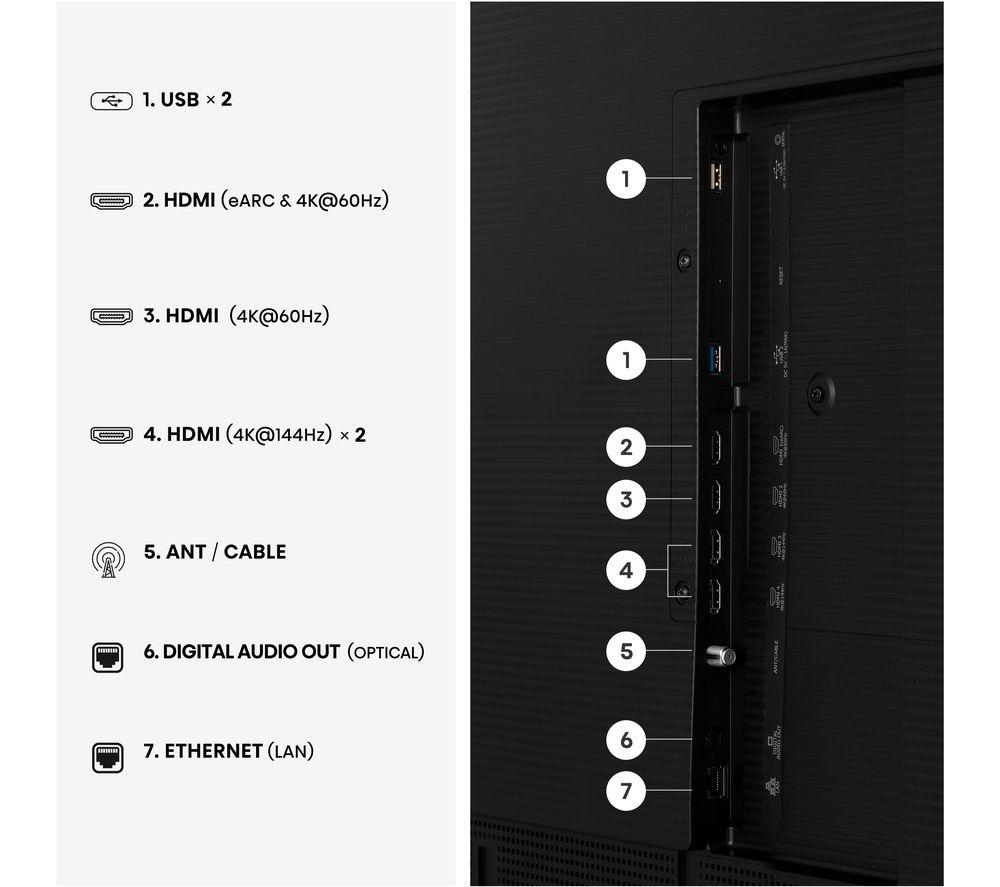 HISENSE Canvas S7S 65" QLED 4K Smart TV with Freely & Art Mode - 65S7STUK image number 4 of 11