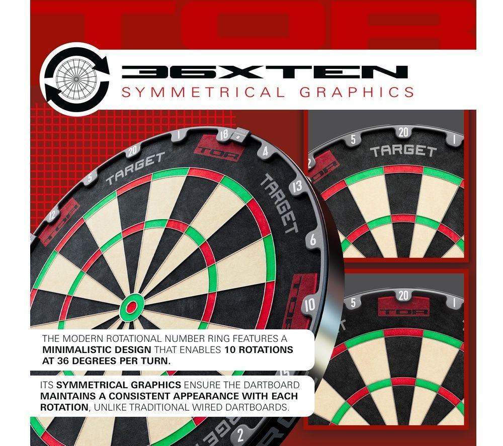 TARGET TOR Dartboard - Black & Red image number 2 of 4