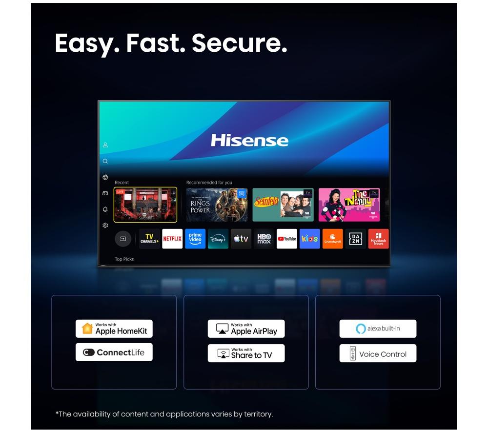 HISENSE Canvas S7S 55" QLED 4K Smart TV with Freely & Art Mode - 55S7STUK image number 10 of 14