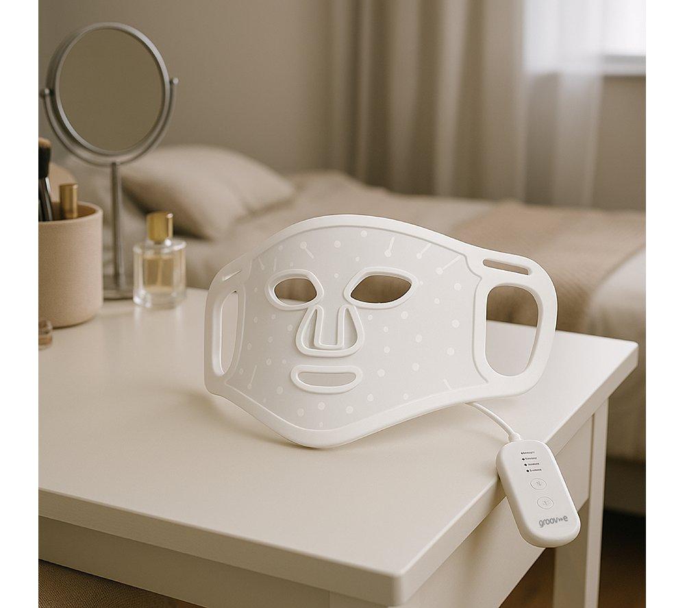 GROOV-E GVWB02WE LED Face Mask - White image number 10 of 10