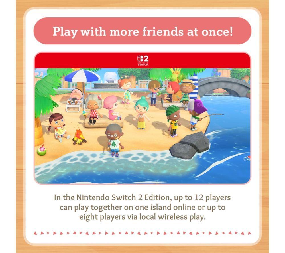 NINTENDO Switch 2, Super Mario Bros 40th Anniversary Keychain, Animal Crossing: New Horizons & Mario Kart World Bundle image number 12 of 17