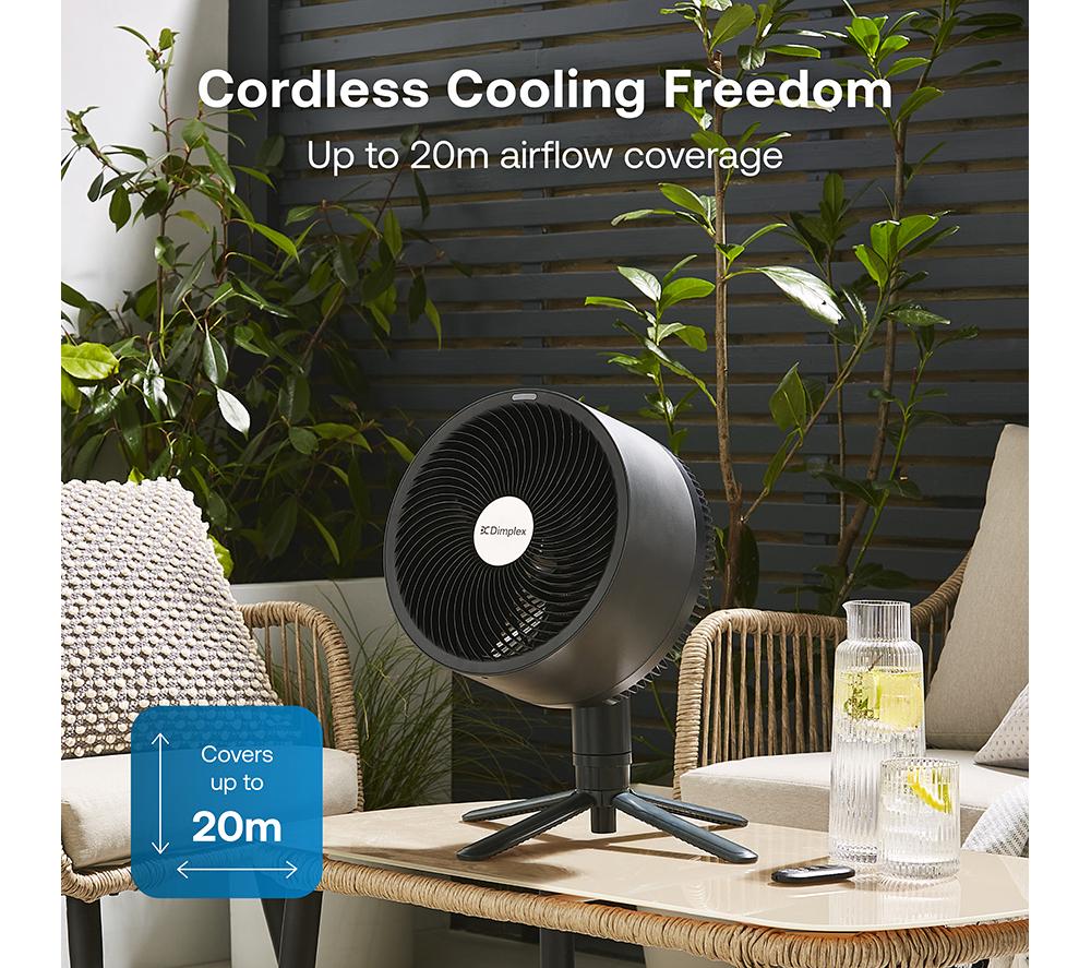 DIMPLEX DuoCool Smart 2-in-1 Cordless Fan - Titanium image number 4 of 16