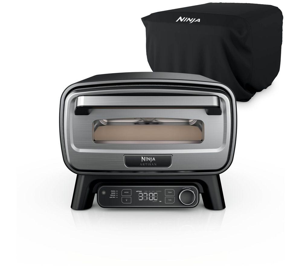 NINJA Artisan MO203UK Electric Outdoor Pizza Oven & Air Fryer with Cover - Grey