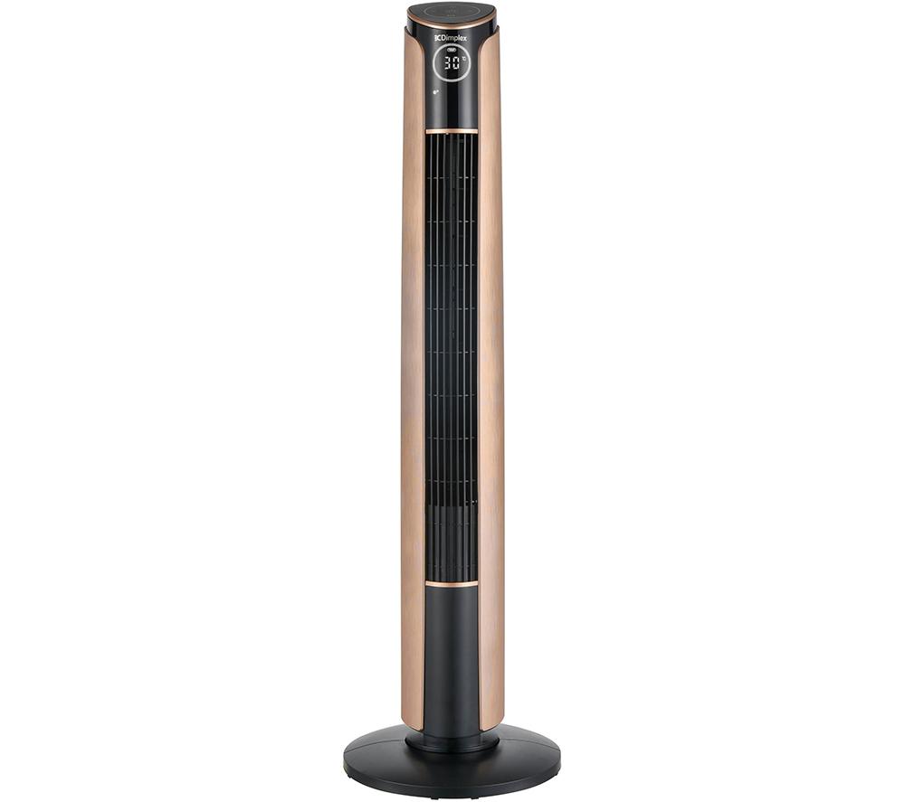 DIMPLEX Ion Fresh Cooling Tower Fan - Brushed Copper, Black,Brown