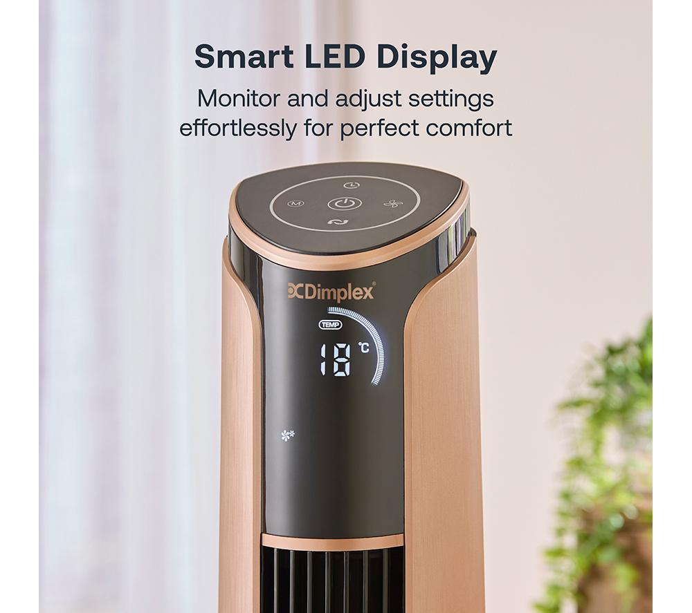 DIMPLEX Ion Fresh Cooling Tower Fan - Brushed Copper image number 2 of 11