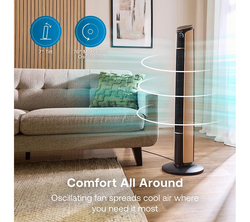 DIMPLEX Ion Fresh Cooling Tower Fan - Brushed Copper image number 4 of 11