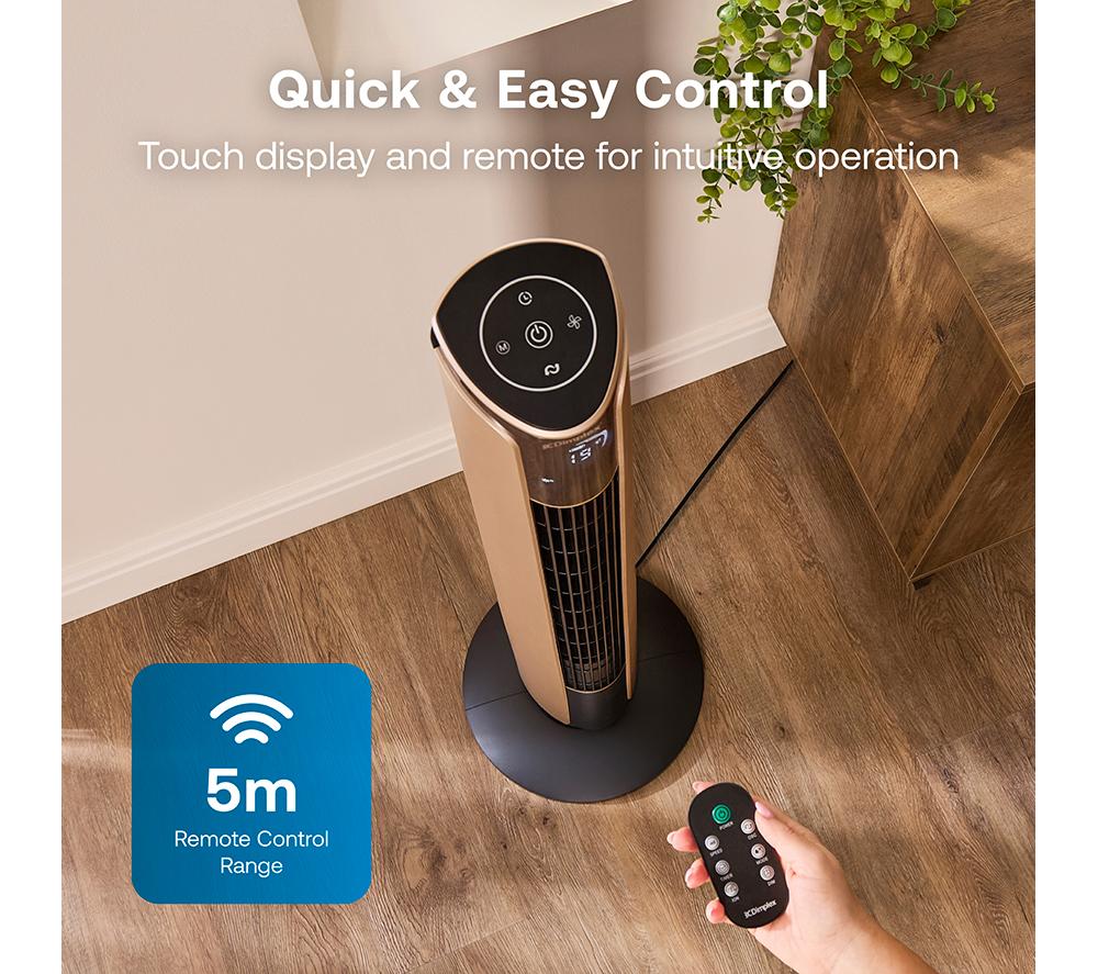 DIMPLEX Ion Fresh Cooling Tower Fan - Brushed Copper image number 7 of 11