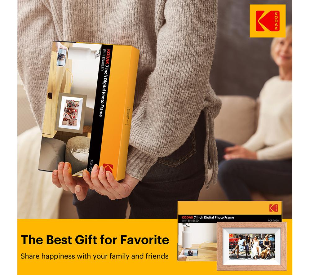 KODAK RCF-702W 7" Digital Photo Frame - Beige image number 9 of 15