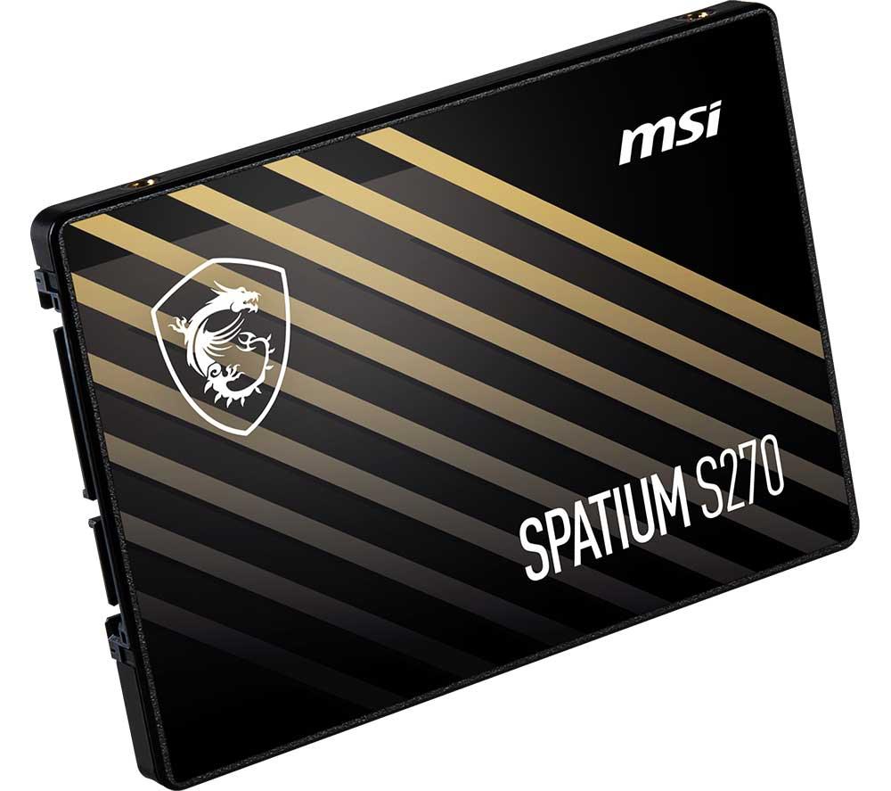 MSI Spatium S270 SATA 2.5" Internal SSD - 480 GB image number 5 of 6