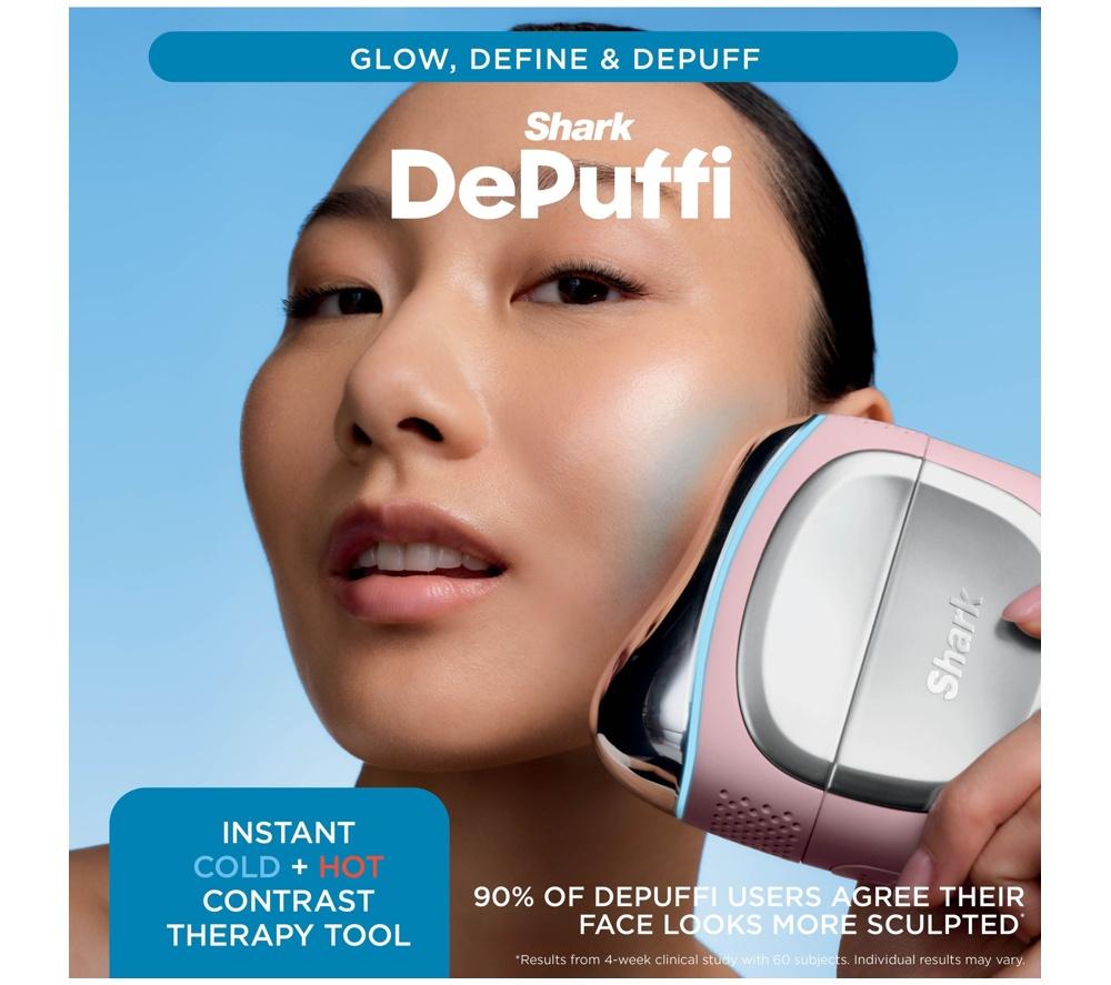 SHARK DePuffi FH220UKPK Contrast Therapy Sculpting Tool - Peony Pink image number 2 of 11