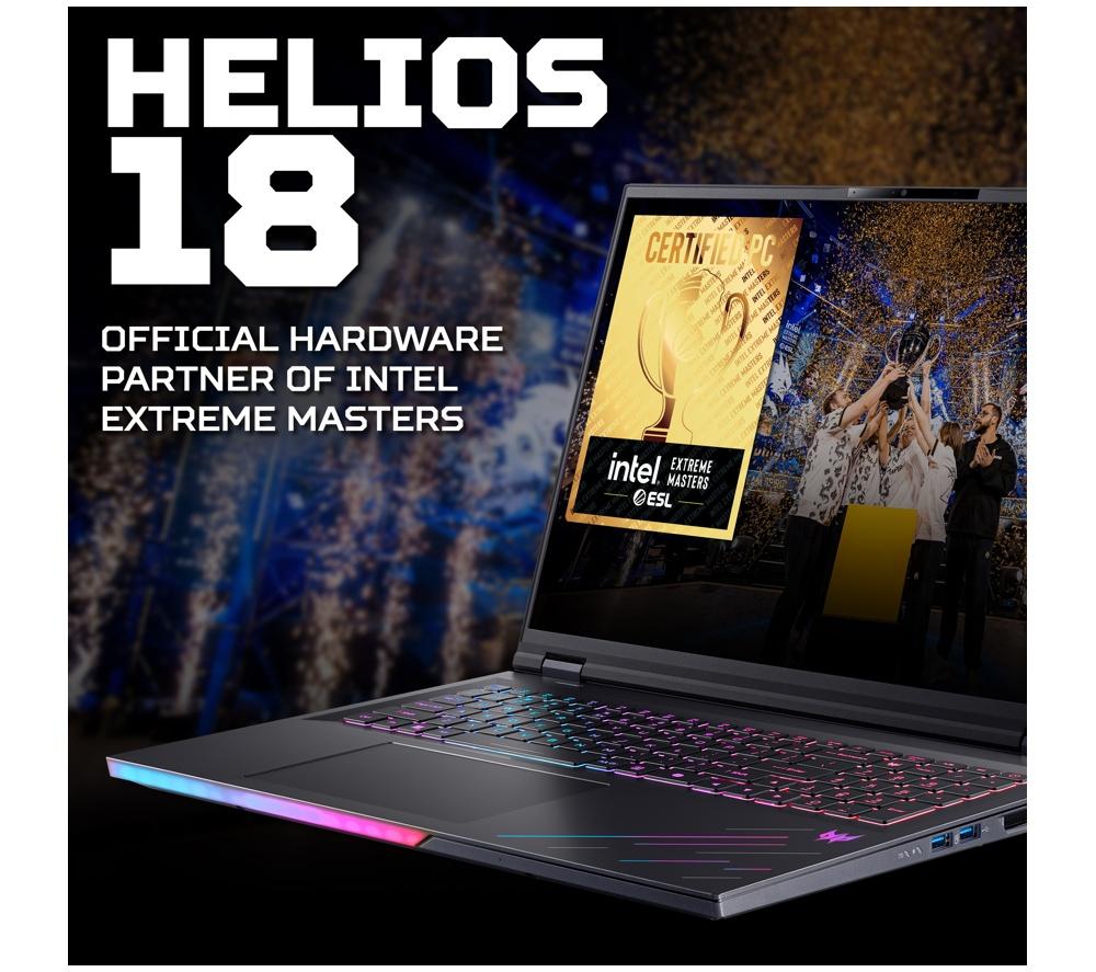 ACER Predator Helios 18 AI 18" Gaming Laptop - Intel&reg; Core&trade; Ultra 9, RTX 5080, 1 TB SSD image number 2 of 12
