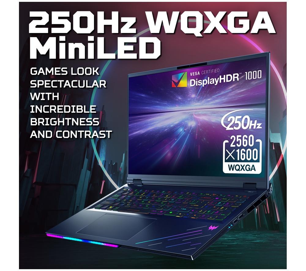 ACER Predator Helios 18 AI 18" Gaming Laptop - Intel&reg; Core&trade; Ultra 9, RTX 5080, 1 TB SSD image number 5 of 12